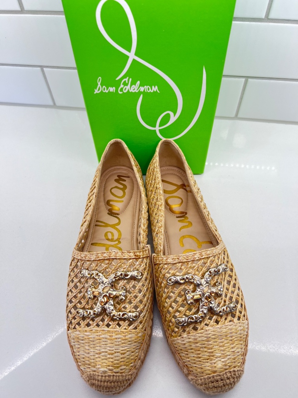 Sam Edelman Raffia Shoe - Picture 2 of 5